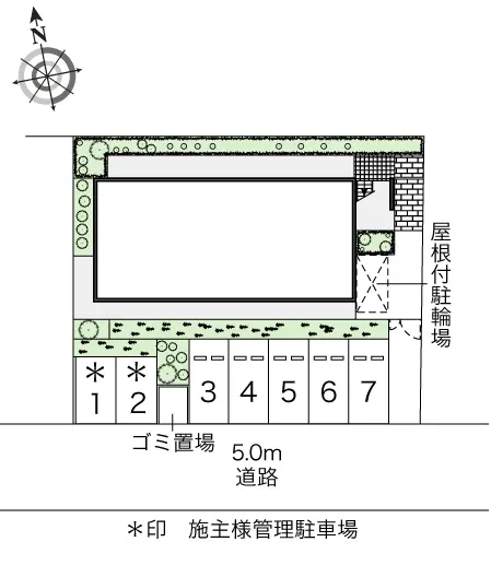 ★手数料０円★堺市堺区北三国ケ丘町　月極駐車場（LP）